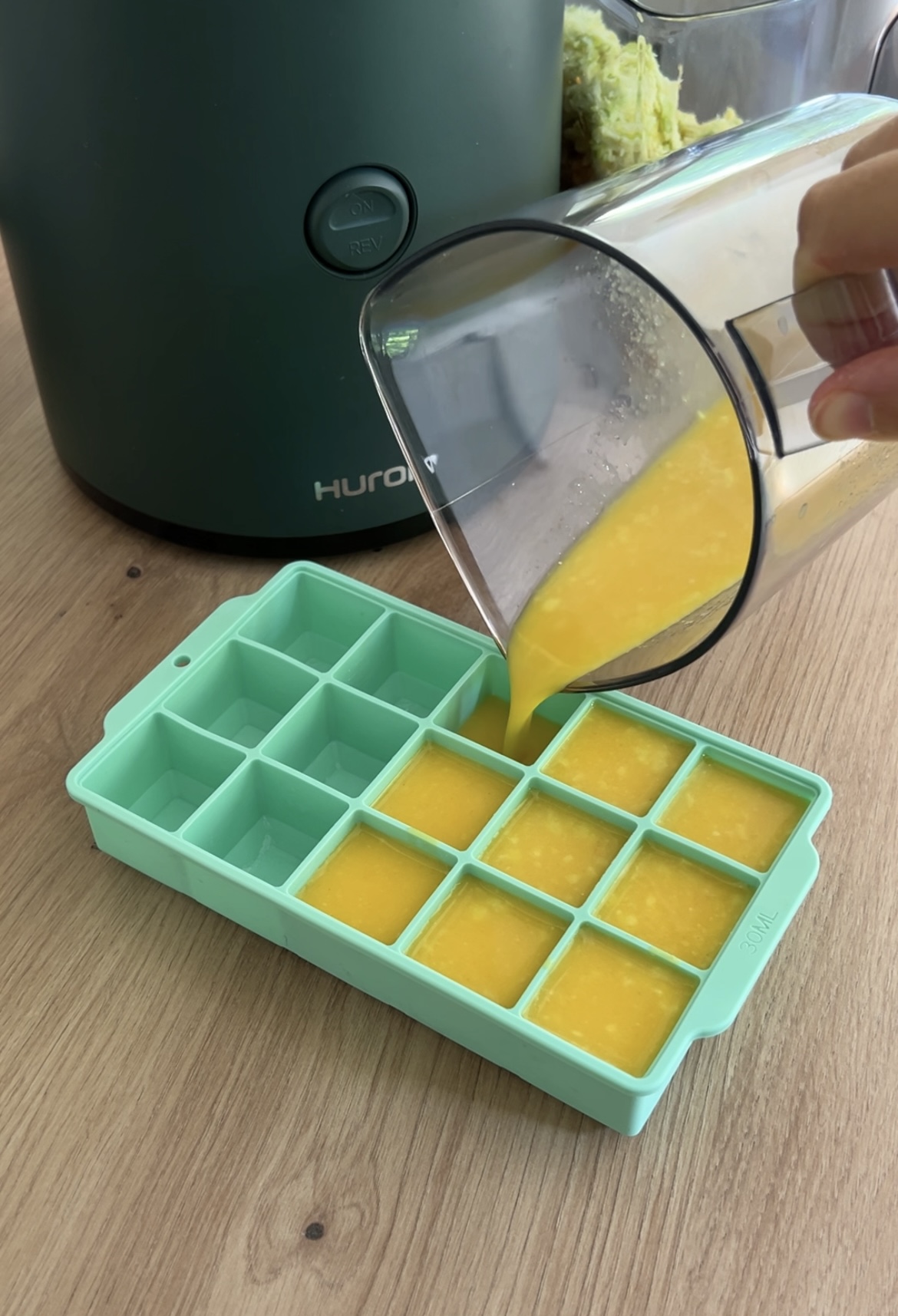 Cubes gingembre-citron à conserver au congélateur