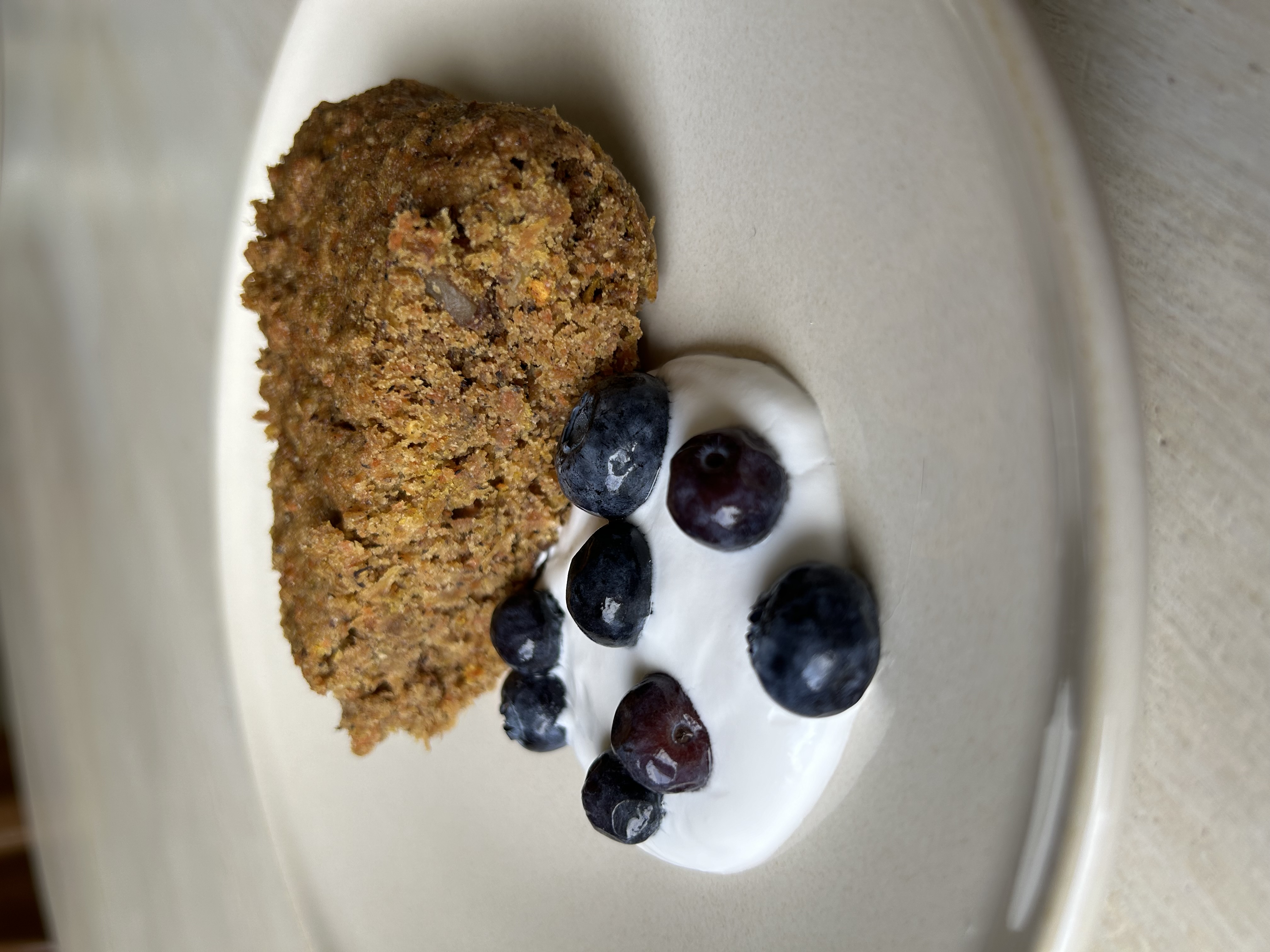 Carrot cake sans gluten & sans lactose